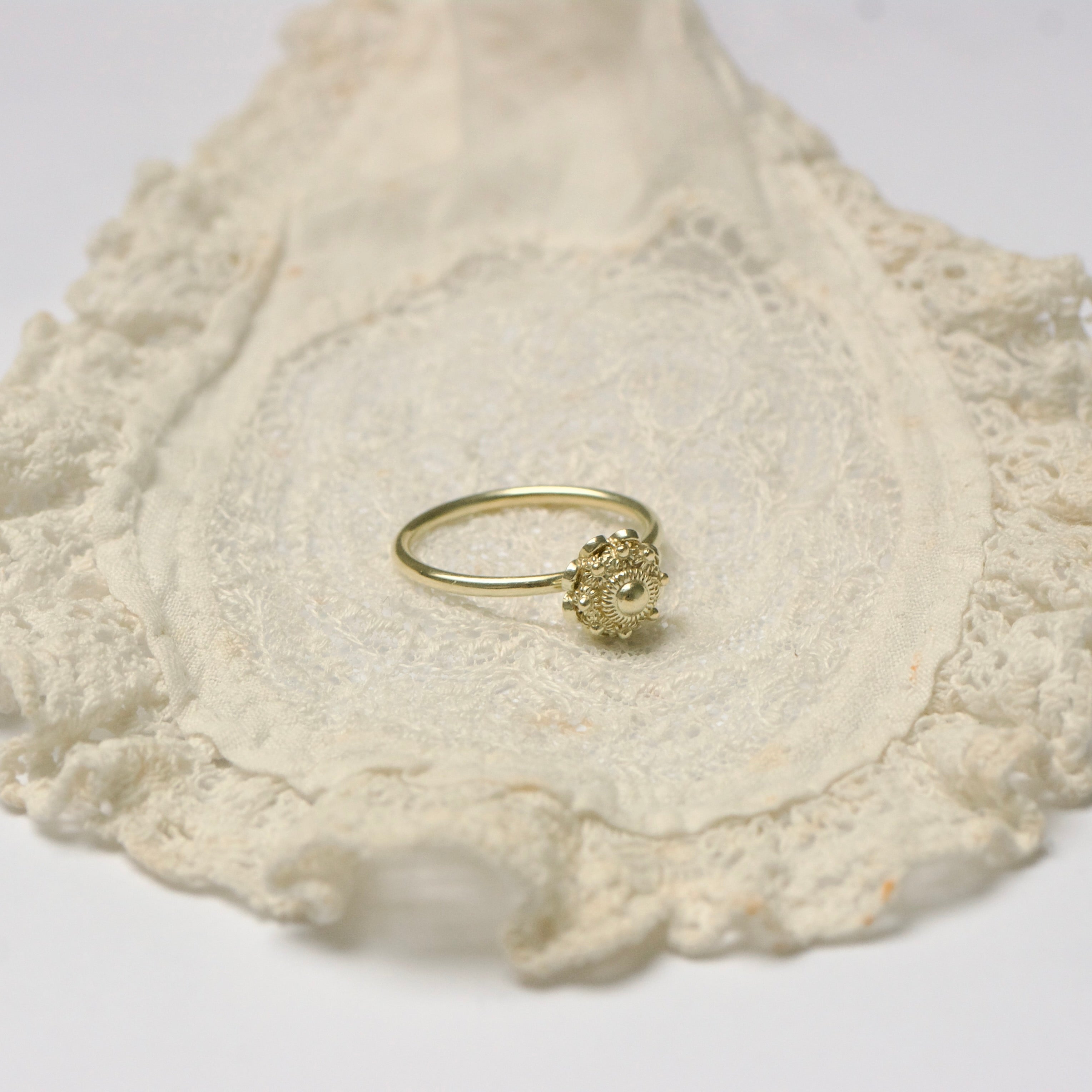Zeeland Knopf Ring Gold