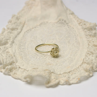 Zeeland Knopf Ring Gold