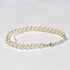 zilveren armband met dikke witte parels - Hester Zagt