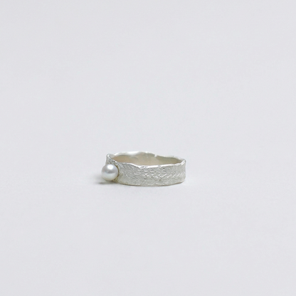 zilveren kantwerk ring - Hester Zagt