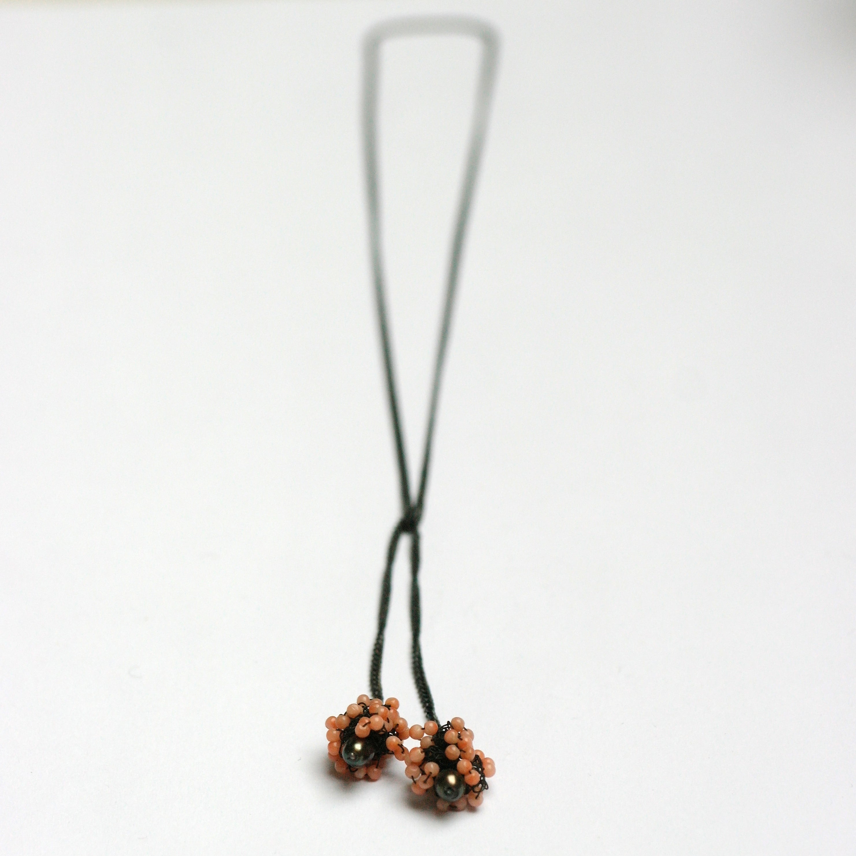 ketting bloedkoraal 2 bolletjes