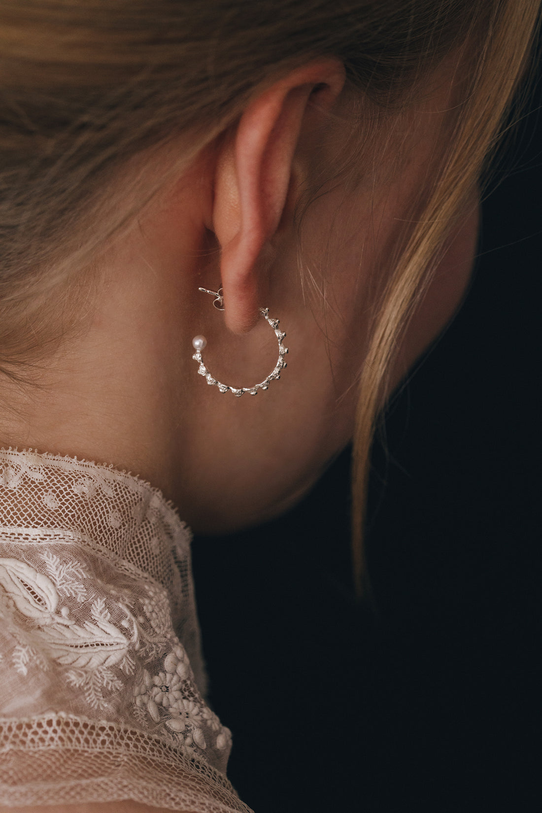 oorbellen zeeuwse zilver parel, Hester Zagt X Rijksmuseum