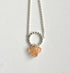 swarovski ketting champagne o3 rond - Hester Zagt