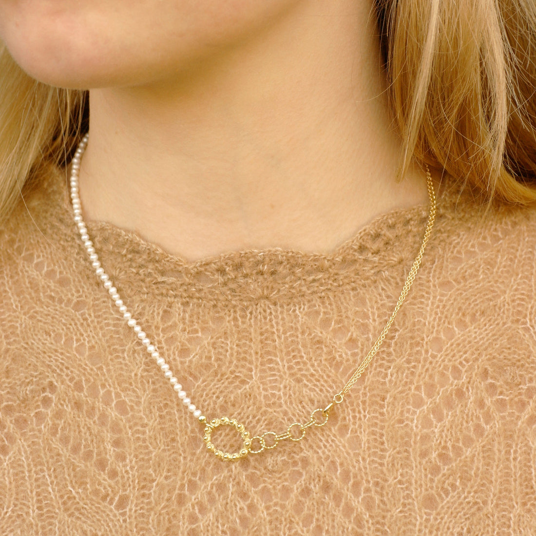 zeeuwse knoop ketting goud-Hester Zagt