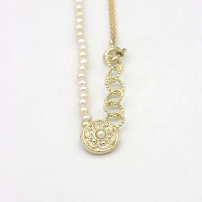 Gouden collier oma&